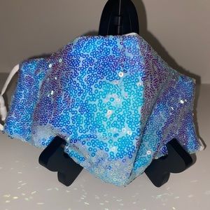 Mermaid holographic fav  red mask